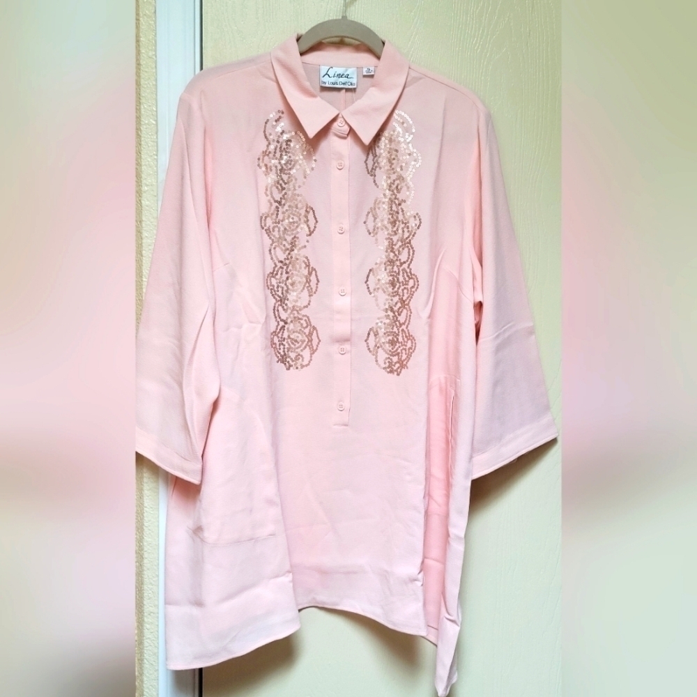 NEW Designer Loius Dell'olio blouse